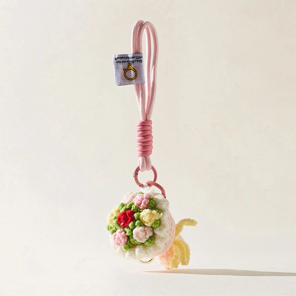 Woven bouquet Bag Charm