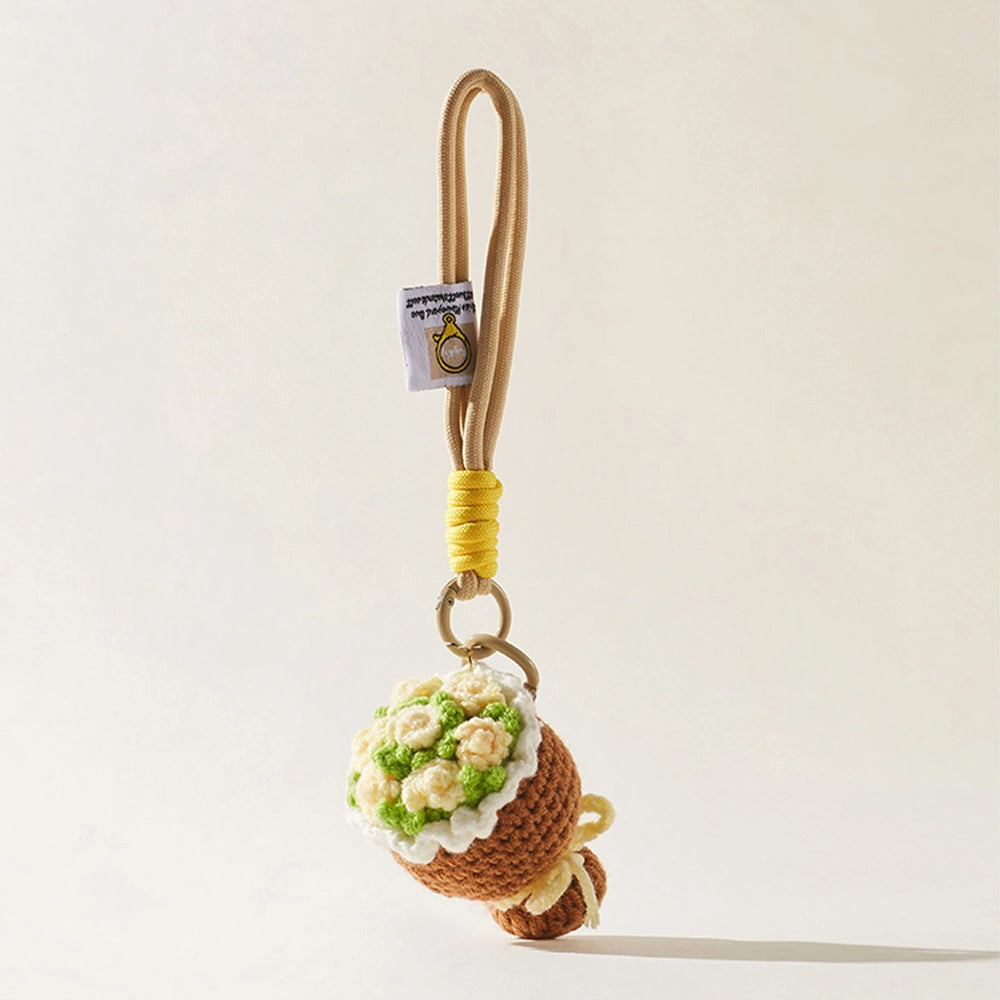 Woven bouquet Bag Charm